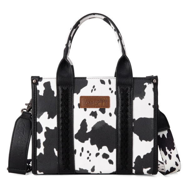 Wrangler Cow Print Concealed Carry Tote/Crossbody