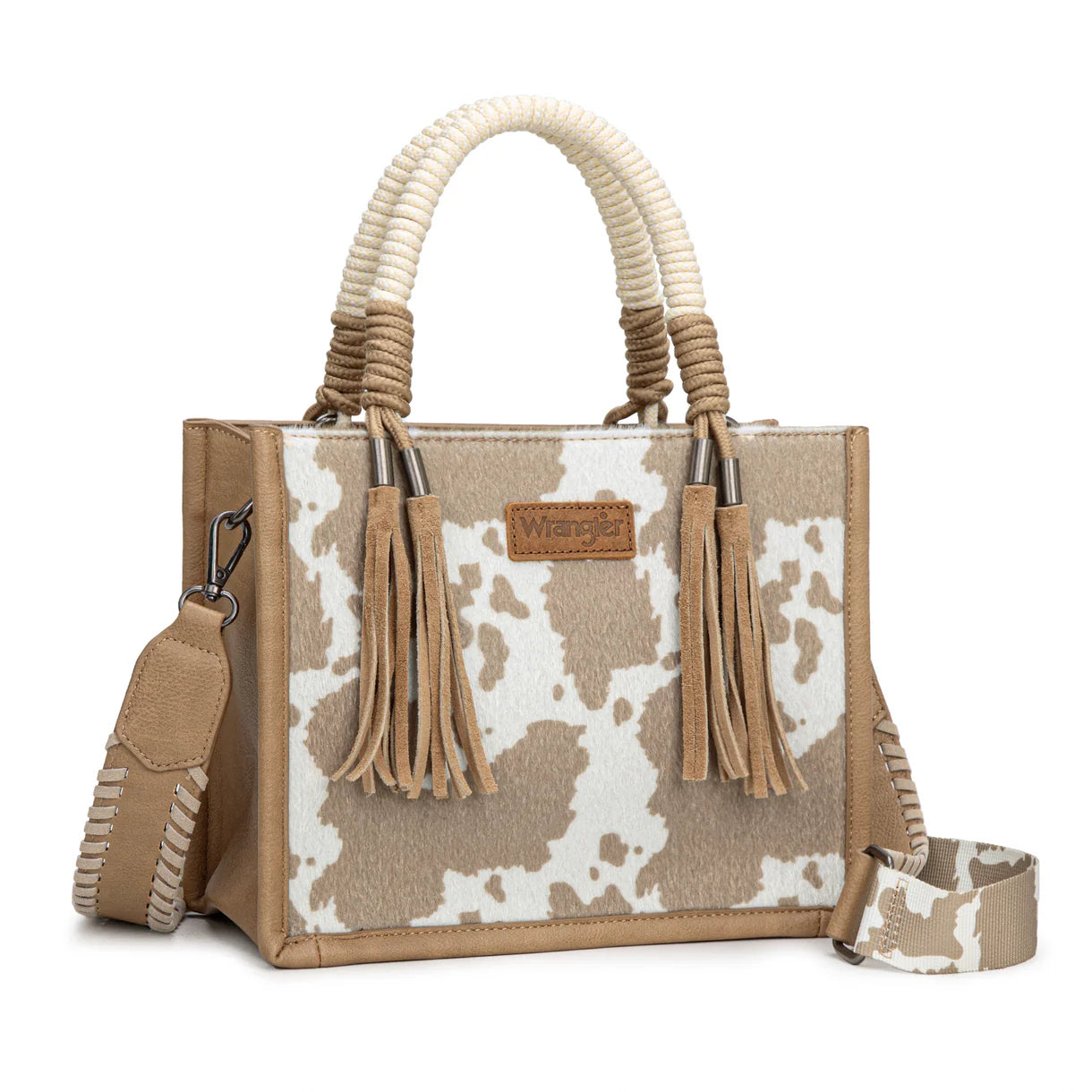 Wrangler Cow Print Tote/Crossbody