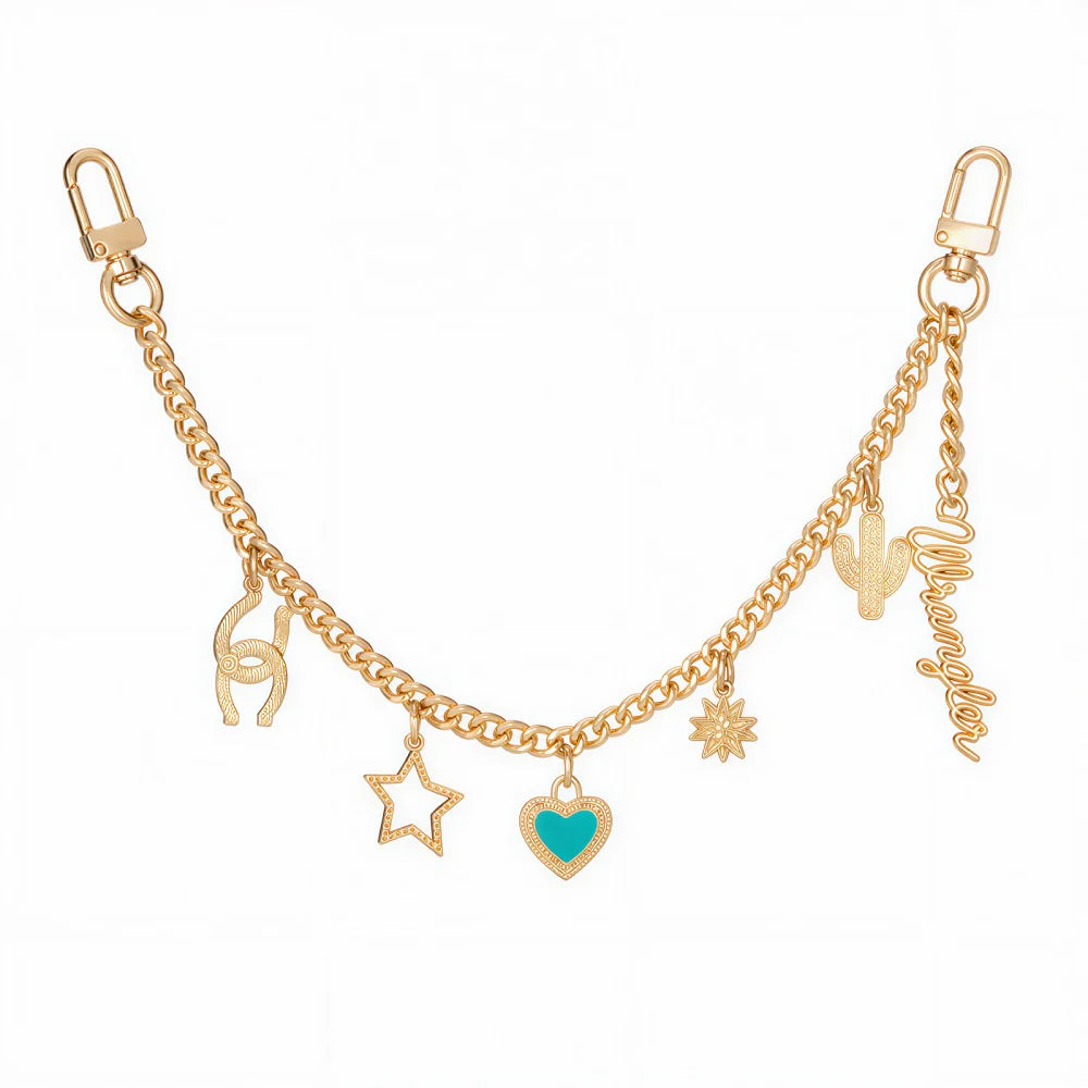 Wrangler Western Multi-Charm Bag Chain