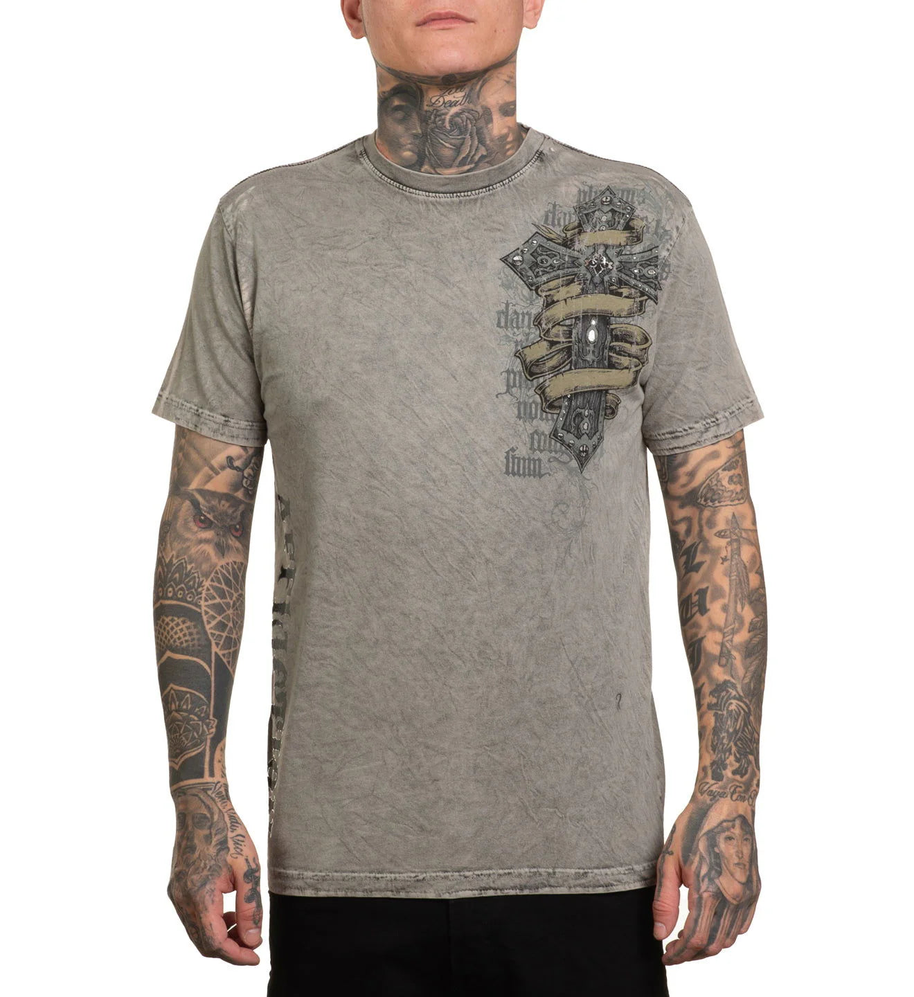 Affliction Wage Chaos Reversible Tee