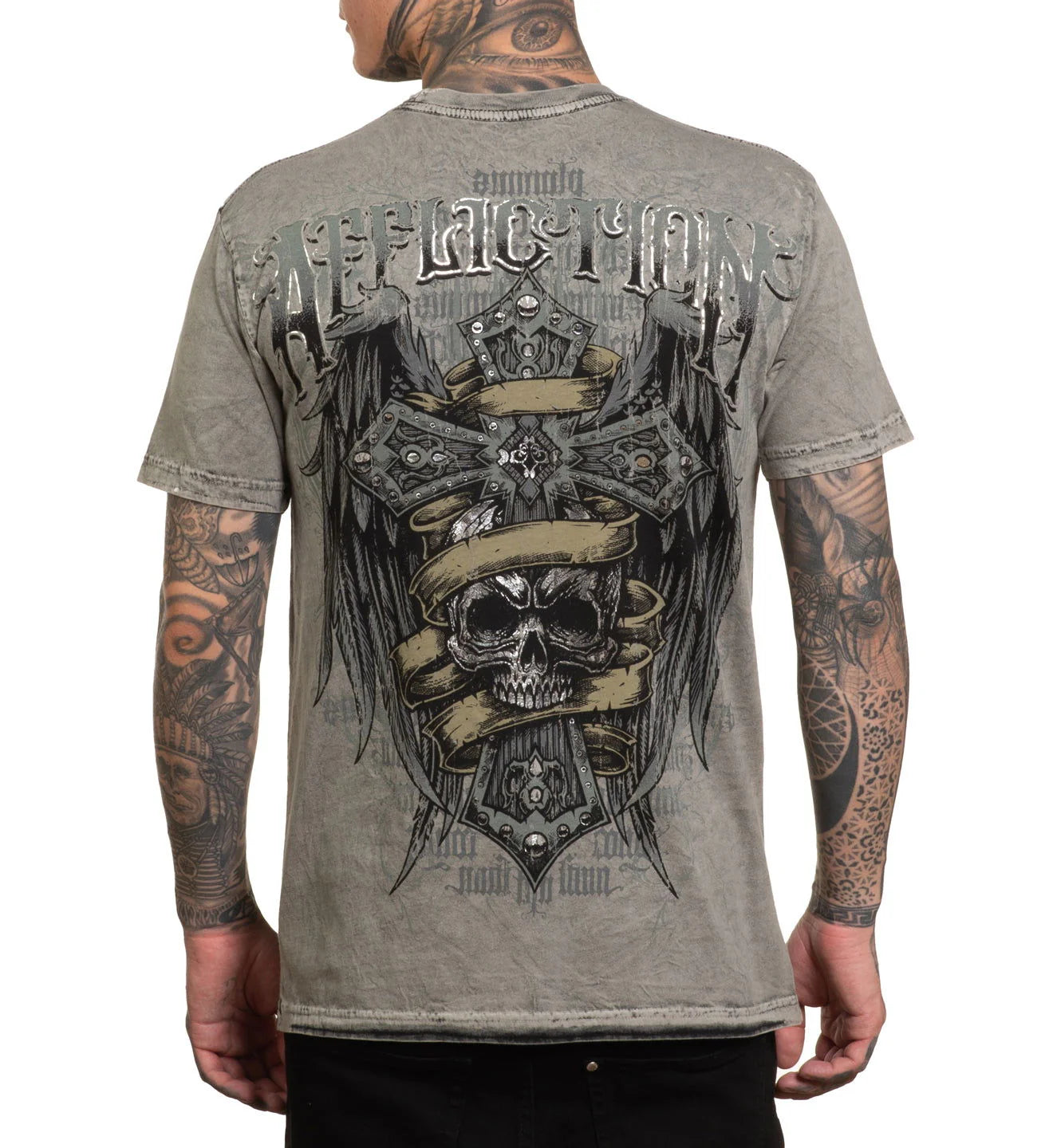 Affliction Wage Chaos Reversible Tee