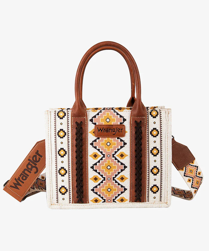 Wrangler Southwestern Crossbody Tote Bag