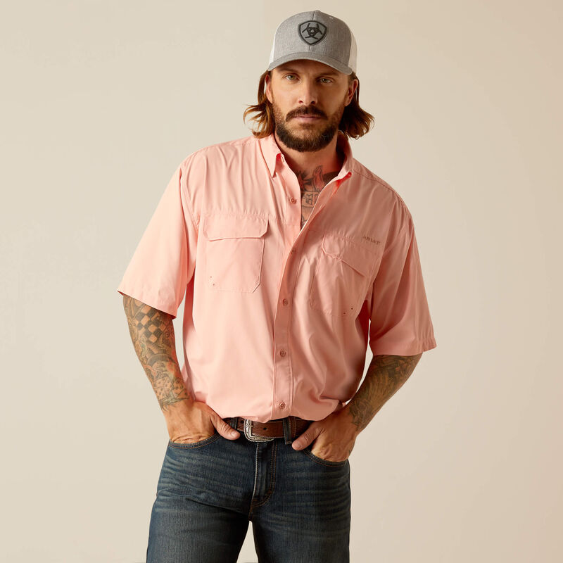 ARIAT Venttek Outbound Apricot Blush SS SHRT