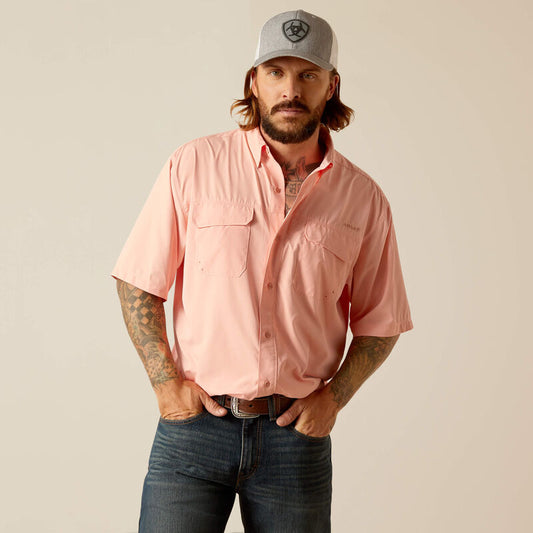 ARIAT Venttek Outbound Apricot Blush SS SHRT