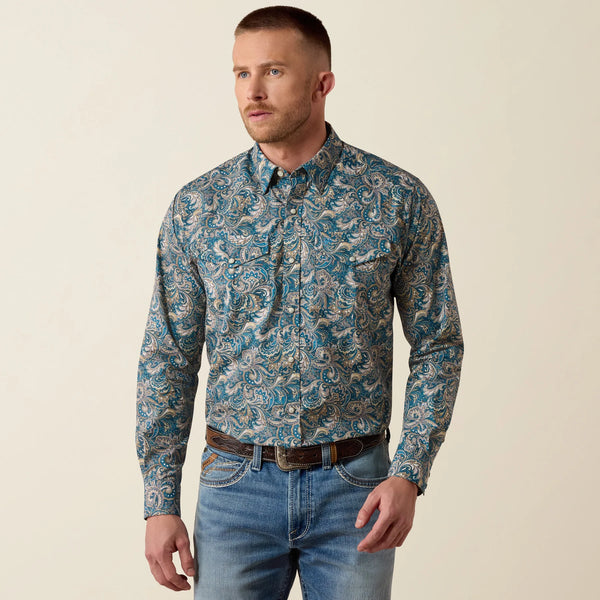 Men's Ariat Cedric Classic Fit Snap Shirt