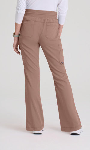 Kristi 7-Pocket Knit Waistband Fit & Flare Pant