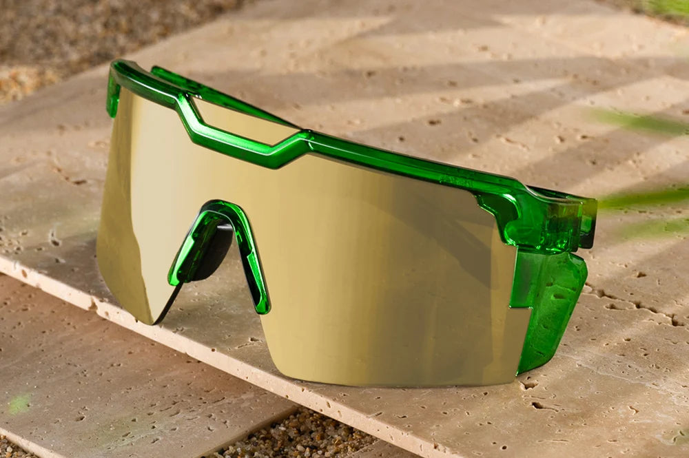 HeatWave Future Tech Sunglasses: Cycad Green Z87+