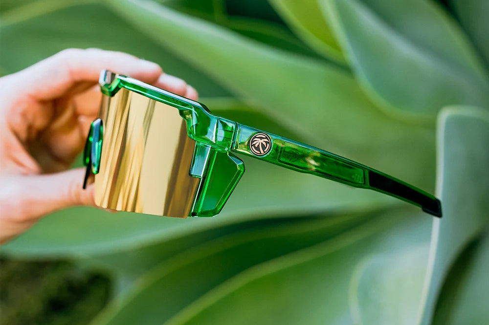 HeatWave Future Tech Sunglasses: Cycad Green Z87+