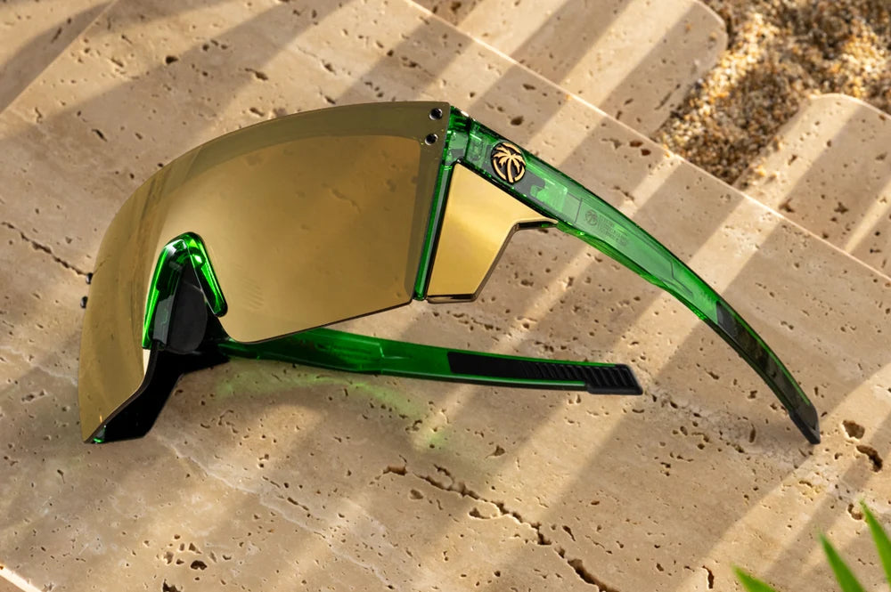 HeatWave Performance Lazer Face Sunglasses: Cycad Green Z87+