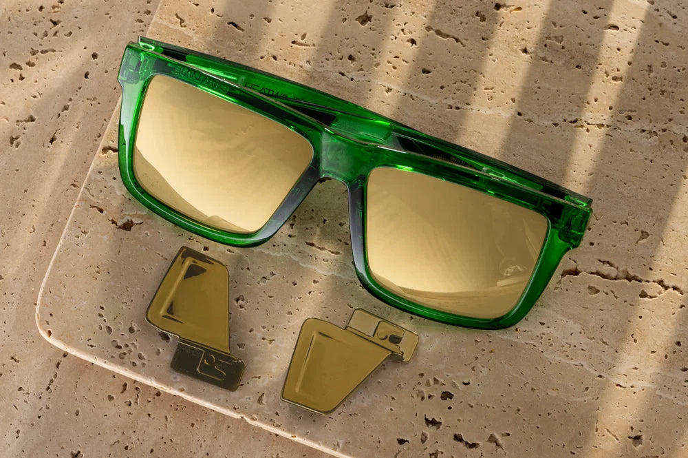 HeatWave Performance Vise Sunglasses: Cycad Green Z87+