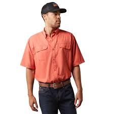Ariat Venttek Ouybound Burnt Sienna SS SHRT