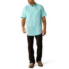 Ariat Tek 360 Airflow Blue Radiance SS SHRT