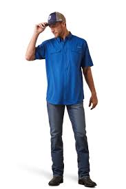 Ariat Venttek Outbound True Blue SS SHRT