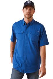 Ariat Venttek Outbound True Blue SS SHRT