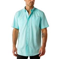 Camiseta Ariat Tek 360 Airflow Azul Radiante de Manga Corta