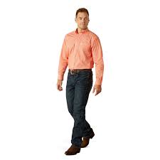 Ariat Rory Orange LS SHRT
