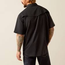 Ariat Venttek Black SNP SS SHRT