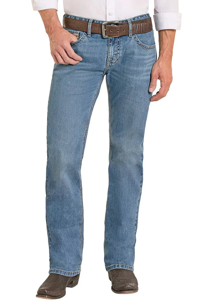 Rock&Roll Pistol Straight Boot - Light Wash Regular Fit Jeans