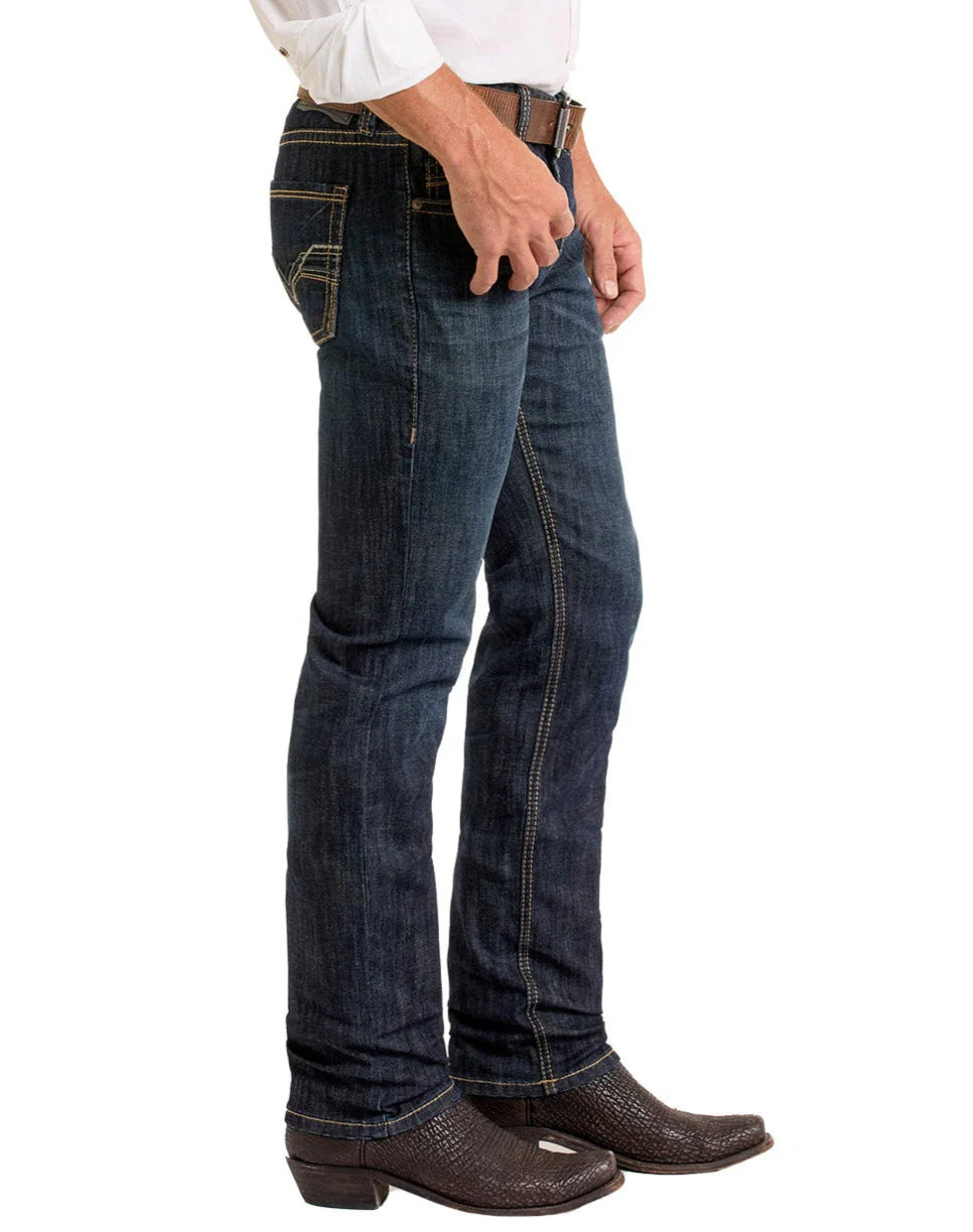 Rock&Roll Skinny Fit Signature Pocket Straight Leg Jean