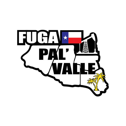 Fuga Pal' Valle Oilfield Sticker