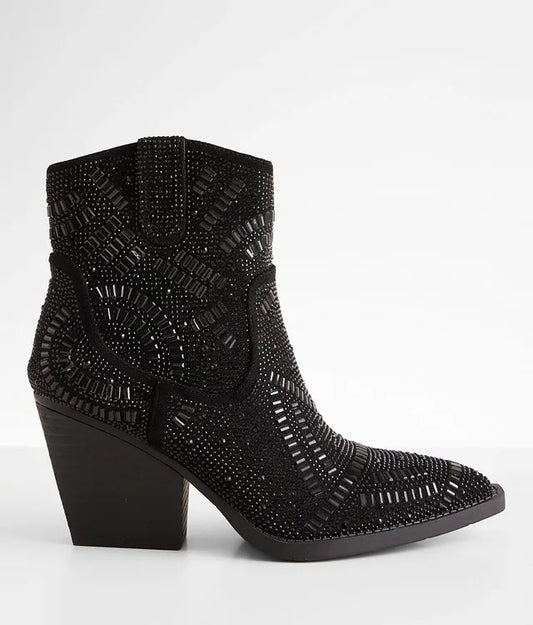 **FINAL SALE** Maze Rhinestone Booties