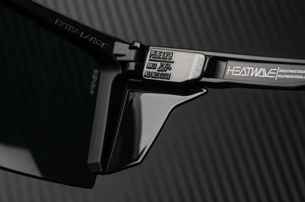 HeatWave XL Lazer Face Performance  Sunglasses: Polarized Black Z87+