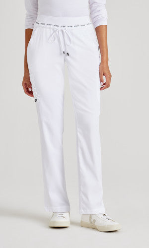 Serena 7-Pocket Mid-Rise Tappered Leg Scrub Pant