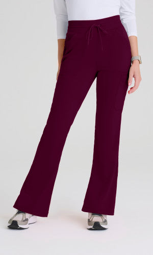 Kristi 7-Pocket Knit Waistband Fit & Flare Pant