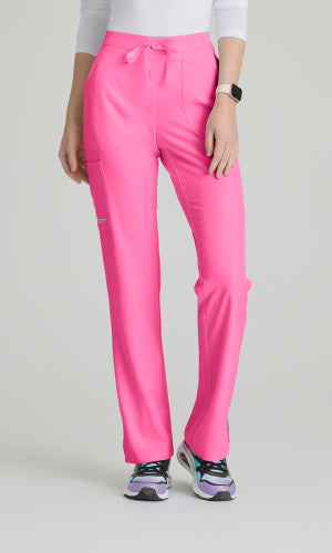 Reliance 3-Pocket Mid-Rise Fit & Flare Leg Scrub Pant - Petite
