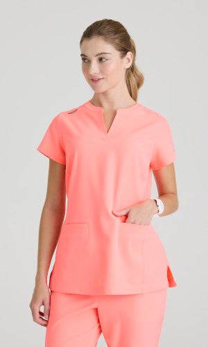 Coast Placket V-Neck Top