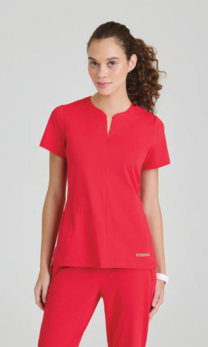 Glide 4 Pocket Banded Collar Top
