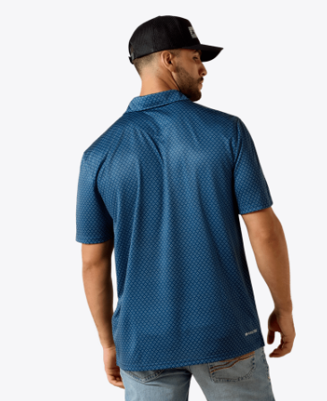 Ariat Men's All Over Print Polo