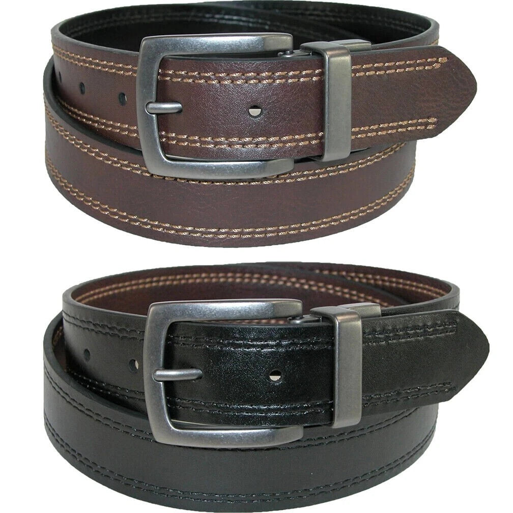 Dickies Leather Belt Men's  Reversible Belt, Black/Brown 11DI02L1