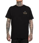 Sullen Art Collective True Artist Pin Up Tattoo Men's Premium Tee NEVER DEFEATED