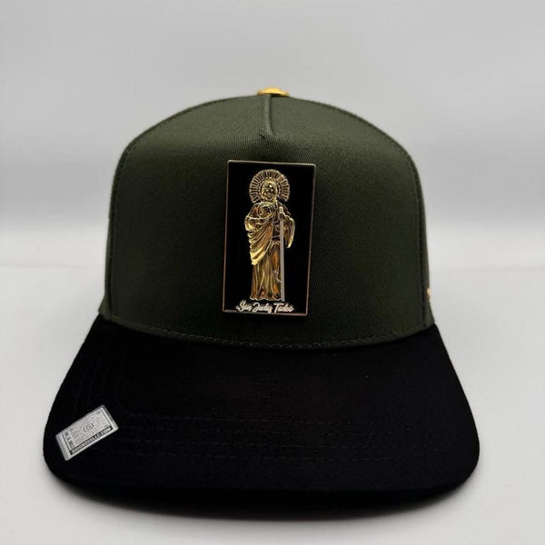 Bigg Boss San Judas Plaque Cap Army Green