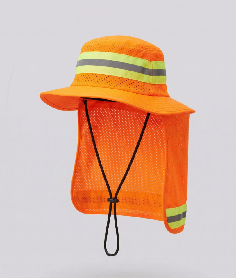 Safety Sun Hat with Neck Flap