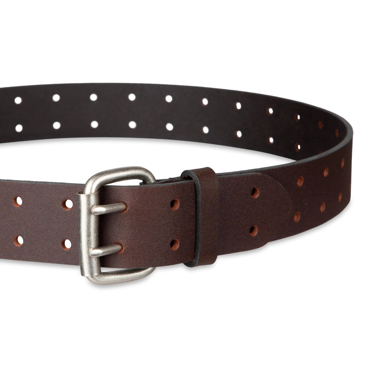 Dickies Men's Leather Two Hole Double Prong Bridle Belt