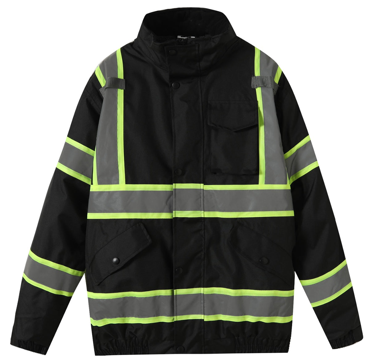 Waterproof Safety Jackets with Sherpa Linnig