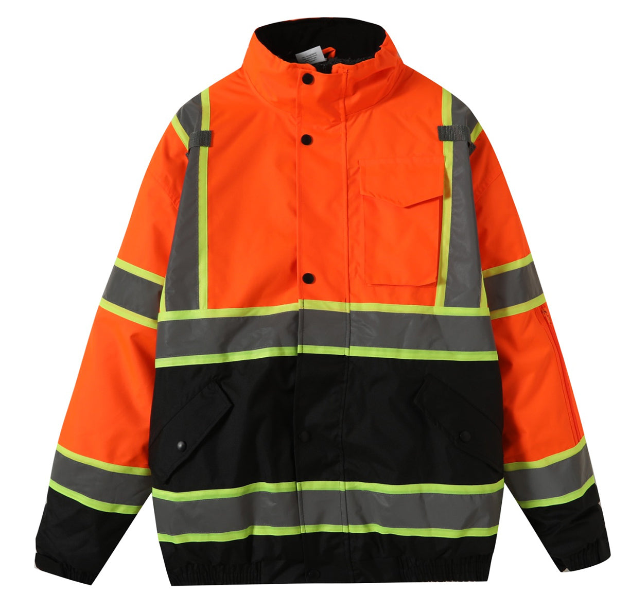 Waterproof Safety Jackets with Sherpa Linnig