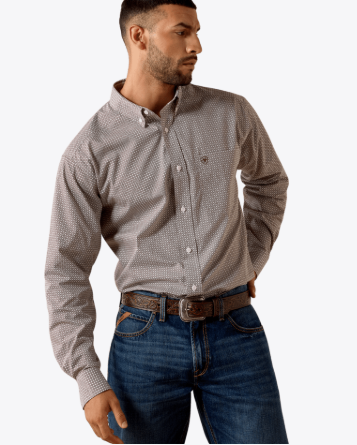 Ariat Men's Wrinkle Free Alden Classic Fit Shirt